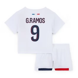 Paris Saint Germain G.Ramos 9 Auswärtstrikot Kinder 2024-2025 Günstige Fußballtrikots