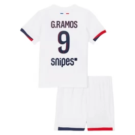 Paris Saint Germain G.Ramos 9 Auswärtstrikot Kinder 2025-2026 Günstige Fußballtrikots