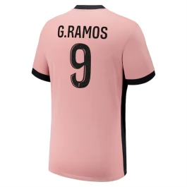 Paris Saint Germain G.Ramos 9 Ausweichtrikot 2024-2025 Günstige Fußballtrikots Paris Saint Germain G.Ramos 9 Ausweichtrikot 2024-2025 Günstige Fußballtrikots