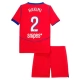 Paris Saint Germain Hakimi 2 Ausweichtrikot Kinder 2025-2026 Günstige Fußballtrikots