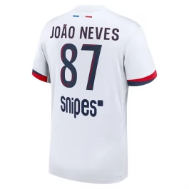 Paris Saint Germain João Neves 87 Auswärtstrikot 2025-2026 Günstige Fußballtrikots