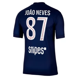 Paris Saint Germain João Neves 87 Heimtrikot 2025-2026 Günstige Fußballtrikots