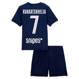 Paris Saint Germain Kvaratskhelia 7 Heimtrikot Kinder 2025-2026 Günstige Fußballtrikots