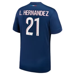 Paris Saint Germain L.Hernandez 21 Heimtrikot 2024-2025 Günstige Fußballtrikots