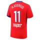 Paris Saint Germain M.Asensio 11 Ausweichtrikot 2025-2026 Günstige Fußballtrikots