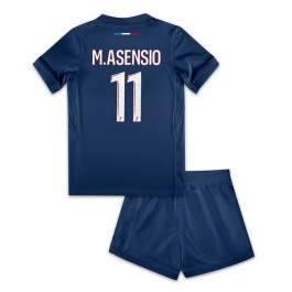 Paris Saint Germain M.Asensio 11 Heimtrikot Kinder 2024-2025 Günstige Fußballtrikots