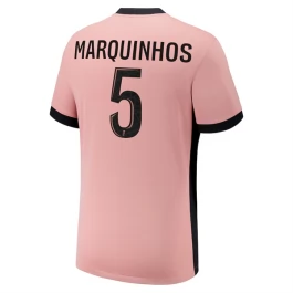 Paris Saint Germain Marquinhos 5 Ausweichtrikot 2024-2025 Günstige Fußballtrikots