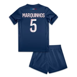 Paris Saint Germain Marquinhos 5 Heimtrikot Kinder 2024-2025 Günstige Fußballtrikots