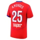 Paris Saint Germain N.Mendes 25 Ausweichtrikot 2025-2026 Günstige Fußballtrikots