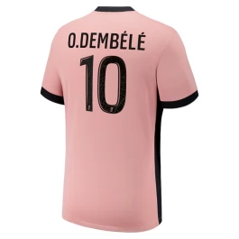 Paris Saint Germain O.Dembélé 10 Ausweichtrikot 2024-2025 Günstige Fußballtrikots