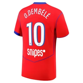 Paris Saint Germain O.Dembélé 10 Ausweichtrikot 2025-2026 Günstige Fußballtrikots