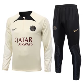 Paris Saint Germain PSG Trainingsanzüge 2023-24 - 1-4 Zip Beige