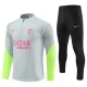 Paris Saint Germain PSG Trainingsanzüge 2023-24 - 1-4 Zip Grau Pink Paris Saint Germain PSG Trainingsanzüge 2023-24 - 1-4 Zip Grau Pink