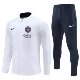Paris Saint Germain PSG Trainingsjackenanzüge 2023-24 - Weiß