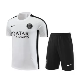 Paris Saint Germain PSG Trainingsshirt Anzüge 2023-24 - Weiß Bllack