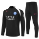 Paris Saint Germain Trainingsanzug Kinder 2025-26 - 1-4 Zip Schwarz Paris Saint Germain Trainingsanzug Kinder 2025-26 - 1-4 Zip Schwarz