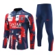Paris Saint Germain Trainingsanzüge 2024-25 - 1-4 Zip Blau