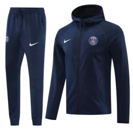 Paris Saint Germain Trainingsjackenanzüge 2024-25 - Hoodie Blau Paris Saint Germain Trainingsjackenanzüge 2024-25 - Hoodie Blau
