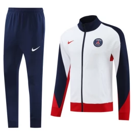 Paris Saint Germain Trainingsjackenanzüge 2024-25 - Weiß Paris Saint Germain Trainingsjackenanzüge 2024-25 - Weiß