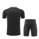Paris Saint Germain Trainingsshirt Anzüge 2024-25 - Shorts Schwarz Gold