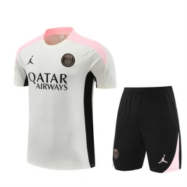 Paris Saint Germain Trainingsshirt Anzüge 2024-25 - Shorts Weiß Pink