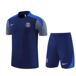 Paris Saint Germain Trainingsshirt Anzüge 2025-26 - Shorts Blau