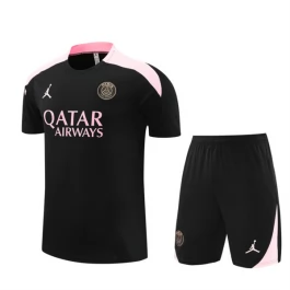 Paris Saint Germain Trainingsshirt Anzüge Kinder 2024-25 - Shorts Schwarz Pink