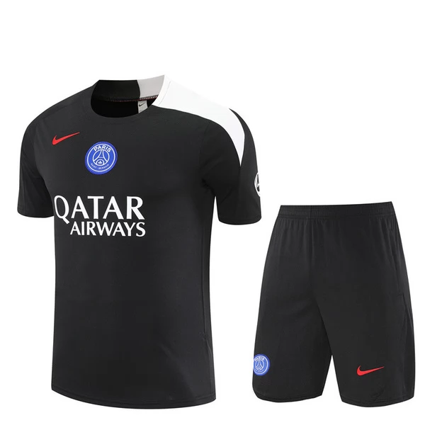 Paris Saint Germain Trainingsshirtanzug 2025-26 - Shorts Schwarz Paris Saint Germain Trainingsshirtanzug 2025-26 - Shorts Schwarz