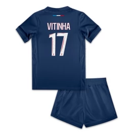 Paris Saint Germain Vitinha 17 Heimtrikot Kinder 2024-2025 Günstige Fußballtrikots