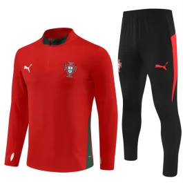 Portugal Trainingsanzug Kinder 2025-26 - 1-4 Zip Rot Portugal Trainingsanzug Kinder 2025-26 - 1-4 Zip Rot