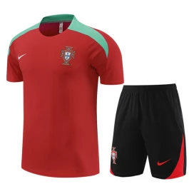 Portugal Trainingsshirt Anzüge 2024-25 - Dark Rot