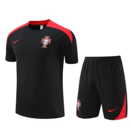 Portugal Trainingsshirt Anzüge 2024-25 - Schwarz