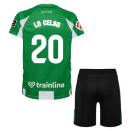 Real Betis Balompié Lo Celso 20 Heimtrikot Kinder 2025-2026 Günstige Fußballtrikots