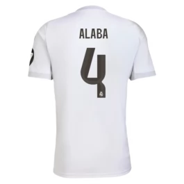 Real Madrid Alaba 4 Heimtrikot 2025-2026 Günstige Fußballtrikots