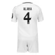Real Madrid Alaba 4 Heimtrikot Kinder 2024-2025 Günstige Fußballtrikots