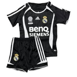 Real Madrid Auswärtstrikot Kinder Retro 2006-2007 Günstige Fußballtrikots