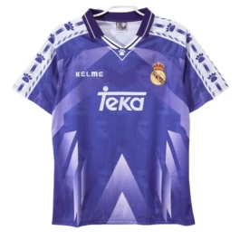 Real Madrid Auswärtstrikot Retro 1996-1997 Günstige Fußballtrikots