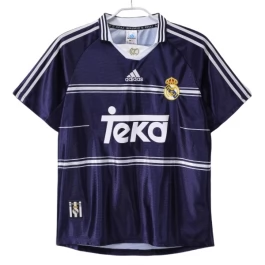 Real Madrid Auswärtstrikot Retro 1998-1999 Günstige Fußballtrikots