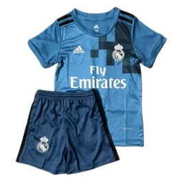 Real Madrid Ausweichtrikot Kinder Retro 2017-2018 Günstige Fußballtrikots