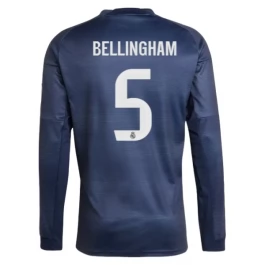 Real Madrid Bellingham 5 Auswärtstrikot 2025-2026 L/S Günstige Fußballtrikots