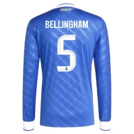 Real Madrid Bellingham 5 Ausweichtrikot 2025-2026 L/S Günstige Fußballtrikots