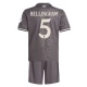 Real Madrid Bellingham 5 Ausweichtrikot Kinder 2024-2025 Günstige Fußballtrikots