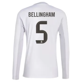 Real Madrid Bellingham 5 Heimtrikot 2025-2026 L/S Günstige Fußballtrikots