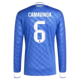 Real Madrid Camavinga 6 Ausweichtrikot 2025-2026 L/S Günstige Fußballtrikots