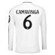 Real Madrid Camavinga 6 Heimtrikot 2024-2025 L/S Günstige Fußballtrikots