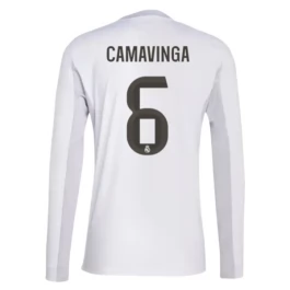 Real Madrid Camavinga 6 Heimtrikot 2025-2026 L/S Günstige Fußballtrikots