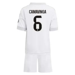 Real Madrid Camavinga 6 Heimtrikot Kinder 2025-2026 Günstige Fußballtrikots