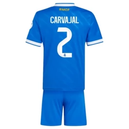 Real Madrid Carvajal 2 Ausweichtrikot Kinder 2025-2026 Günstige Fußballtrikots