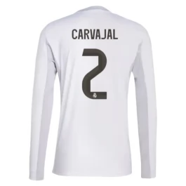 Real Madrid Carvajal 2 Heimtrikot 2025-2026 L/S Günstige Fußballtrikots
