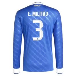 Real Madrid E.Militão 3 Ausweichtrikot 2025-2026 L/S Günstige Fußballtrikots